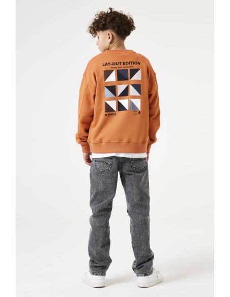 Boys sweat orange peel - Garcia