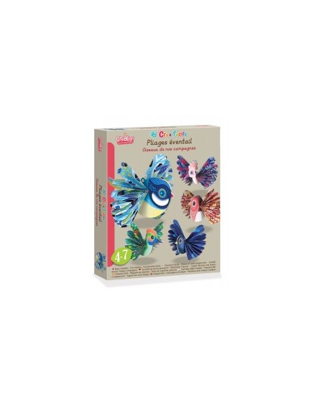 Pliage eventail oiseaux - Crealign'