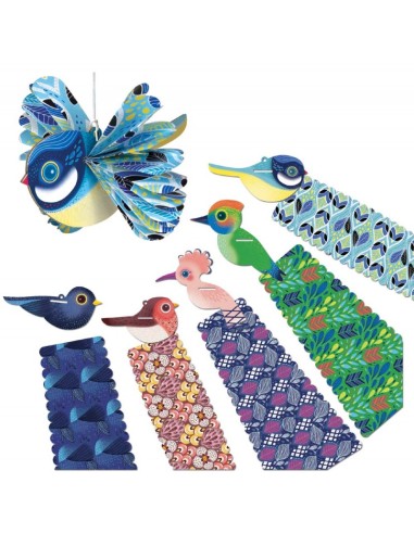Pliage eventail oiseaux - Crealign'