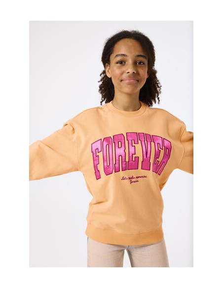 Sweat pour fille coral kiss - Garcia