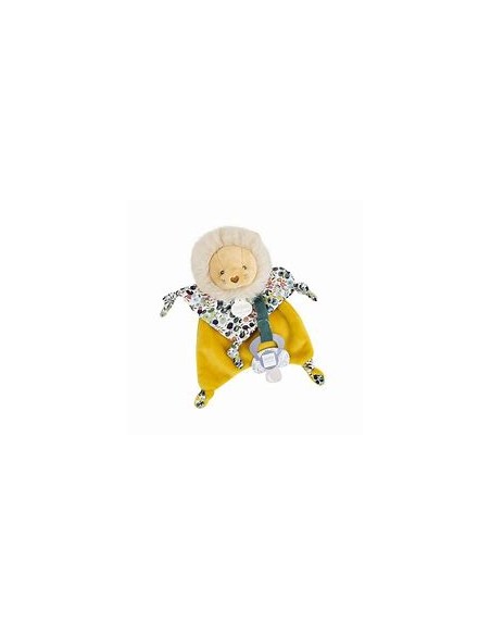 Doudou attache tetine lion - Doudou et compagnie