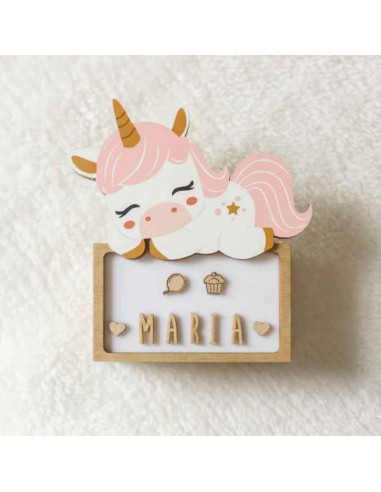 Lampe personnalisable Licorne - Vintiun