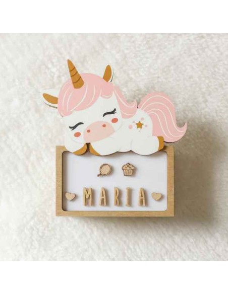 Lampe personnalisable Licorne - Vintiun