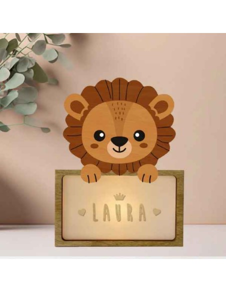 Lampe personnalisable Lion - Vintiun
