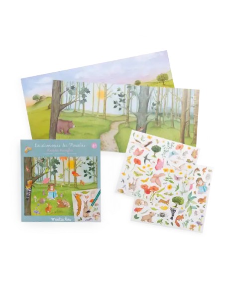 Décalcomanies Les Rosalies – Moulin Roty | Activité pour enfants