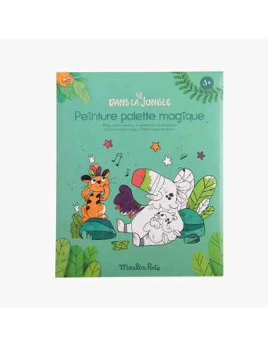 Peinture palette magique dans la jungle - Moulin Roty