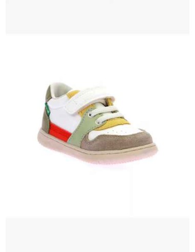 Kickbuvar blanc kaki - Kickers