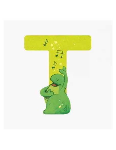 Lettre T en bois - Moulin Roty