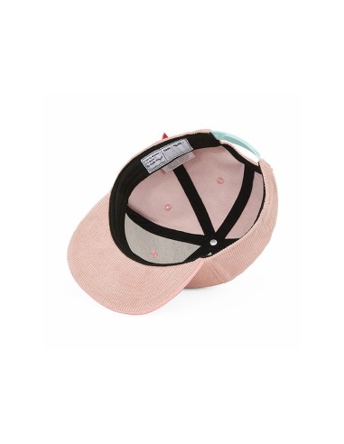 Casquette en velours rose - Hello Hossy
