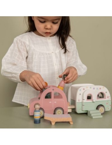 Voiture avec caravane FSC - Little Dutch