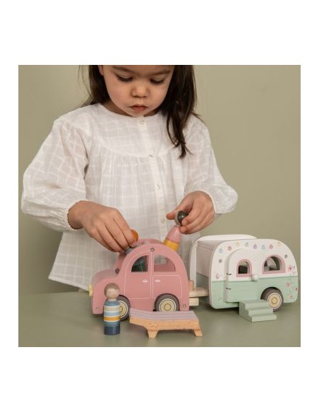Voiture avec caravane FSC - Little Dutch