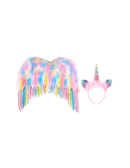 Ailes + serre-tête licorne (1 set) - Souza