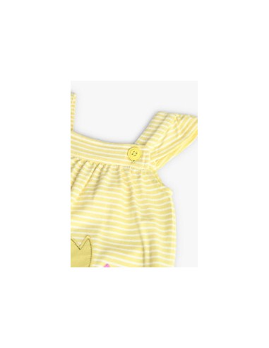 Grenouillère en tricot à rayures pour bébé -Boboli