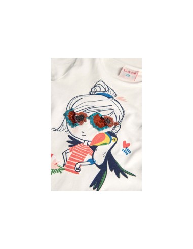 T-Shirt manche longue pour bébé fille -Bobobli