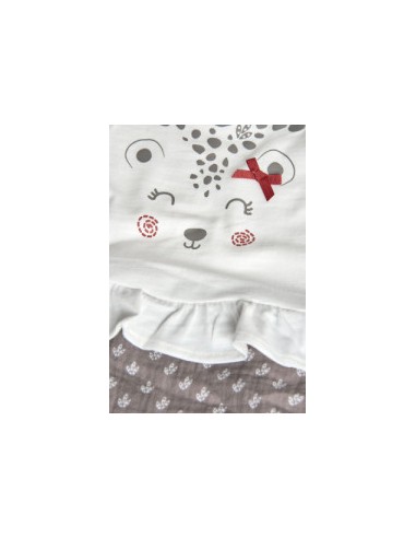 Grenouillère en tricot bi matiere pour bébé -Boboli