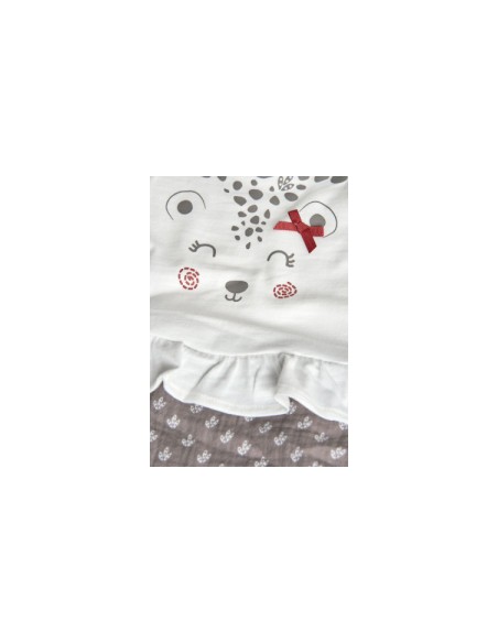 Grenouillère en tricot bi matiere pour bébé -Boboli