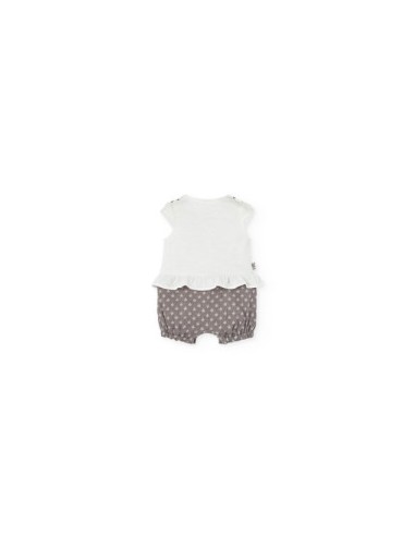 Grenouillère en tricot bi matiere pour bébé -Boboli