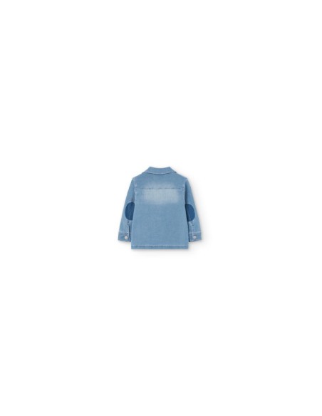 Chemise jean maille pour bébé -Boboli