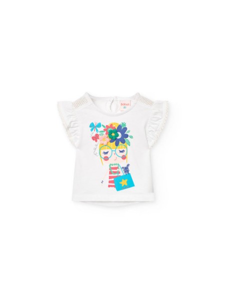 T-Shirt tricot pour bébé fille -Boboli