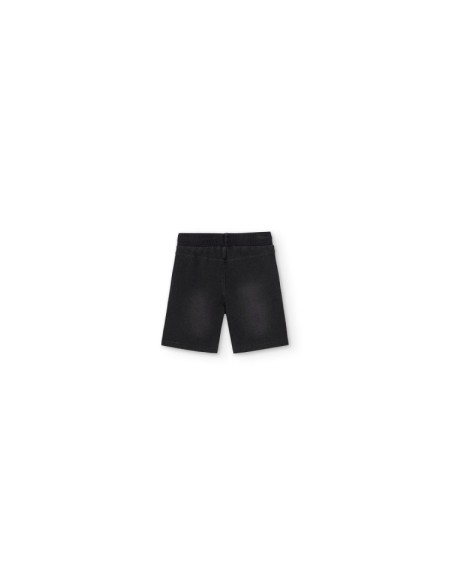 Bermuda en molleton jean élastique pour garçon - Boboli