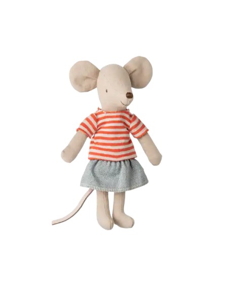 Souris Maileg Grande Sœur – Vêtements Amovibles | Jouet Poétique dès 3 Ans