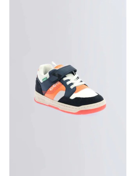 Kickarting marine blanc orange - Kickers