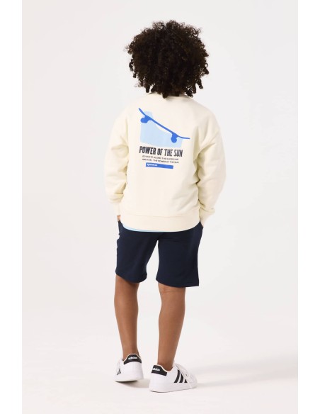 Boys sweat cream white - Garcia