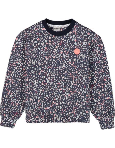 Girls sweat bLue heather - Garcia