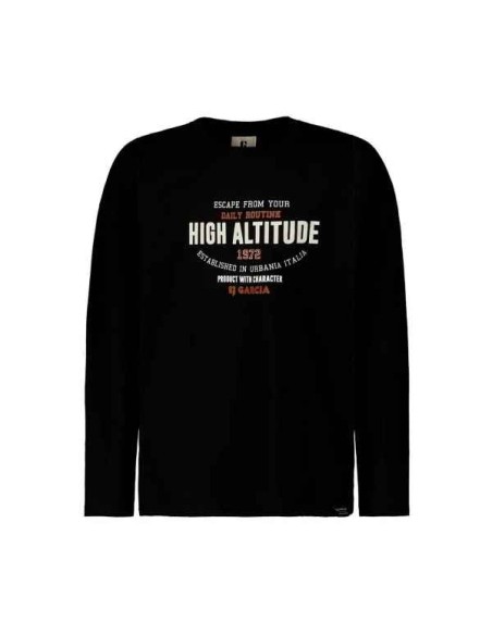 Boys T shirt is off black  8 ans - Garcia