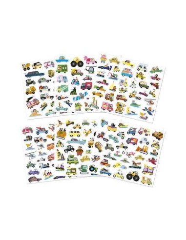 Stickers les véhicules x 200 - Janod