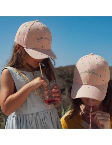 Casquette Coeurs Petit Amour - Chamaye
