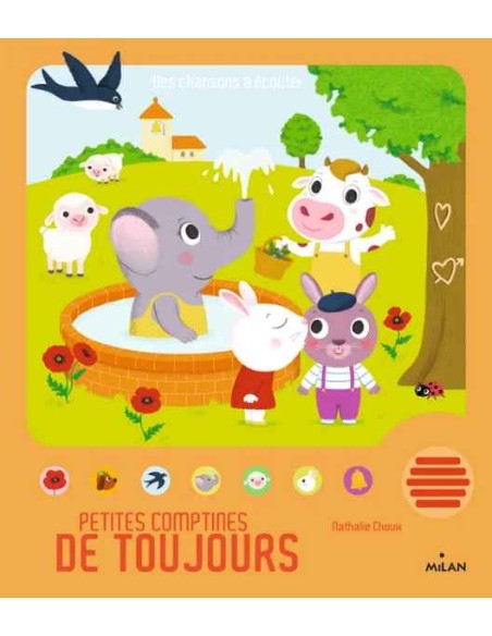 Livre sonore les petites comptines de toujours - Milan