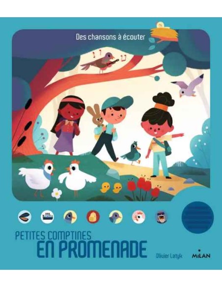 Livre les comptines en promenade - Milan
