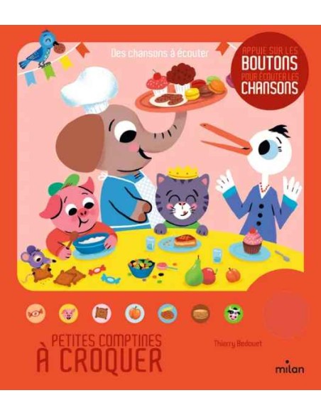 Livre les comptines a croquer - Milan