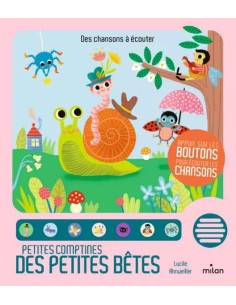 Livre les comptines des petites betes - Milan