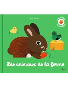 Livre a toucher les animaux de la ferme - Milan