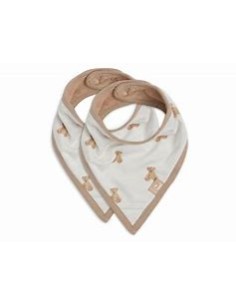 Bavoir bandana teddy x 2 - Jollein