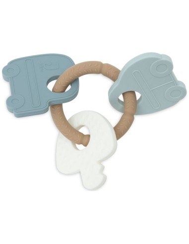 Anneau de Dentition Porte-clé En Silicone On The Go - Jollein