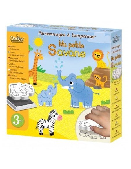 Personnages à tamponner Ma Petite Savane - Crea lign'