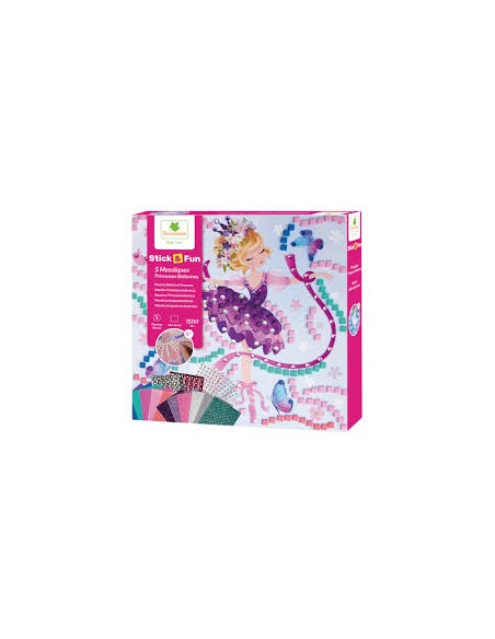 Stick'N Fun GM Mosaïques Princesses ballerine - Sycomore