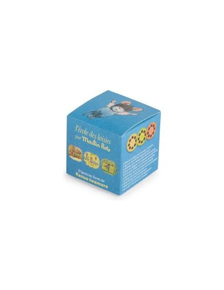 Recharge 3 disques lampe a histoires la famille souris - Moulin Roty