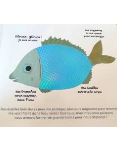 Livre a toucher les animaux des mers - Milan 2