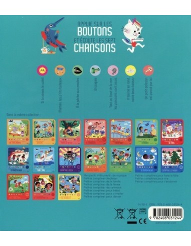Livre les comptines du bord de mer - Milan