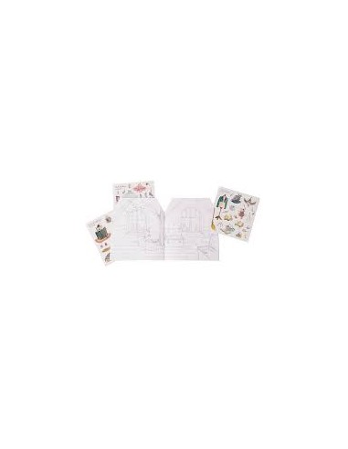 Cahier de coloriage Il etait une fois - Moulin Roty