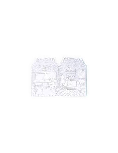 Cahier Coloriage sticker ecole de danse - Moulin Roty