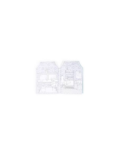 Cahier Coloriage sticker ecole de danse - Moulin Roty