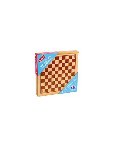 Jeu de Dames et d’Échecs en Bois – Jeujura | Jeu classique dès 5 ans