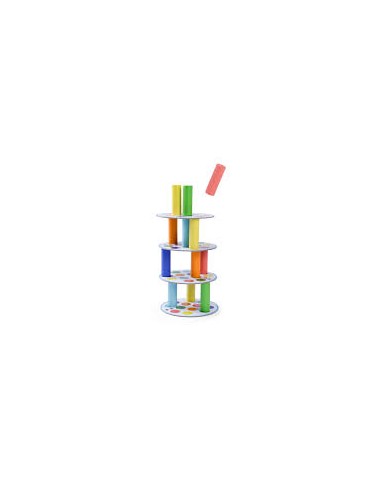 Jeu de construction Les Loufoques – Moulin Roty | Tour d'équilibre