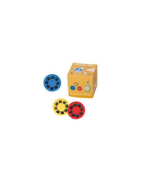 3 Disques Lampe à Histoire la grande famille - Moulin Roty