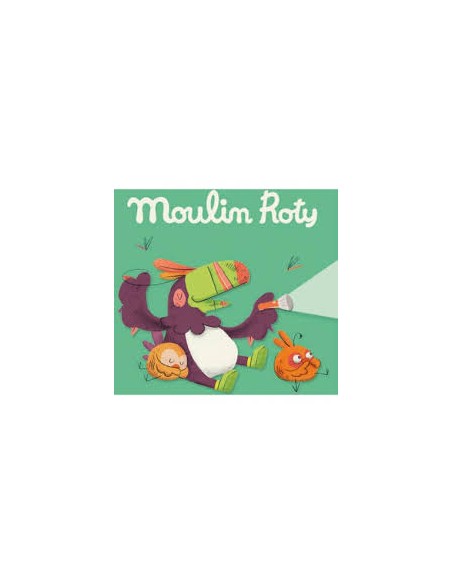 3 Disques – Lampe à Histoire Dans la Jungle – Moulin Roty